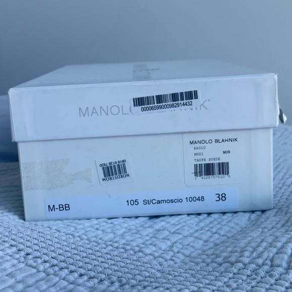 Manolo Blahnik Taupe Pumps - Picture 3 of 7